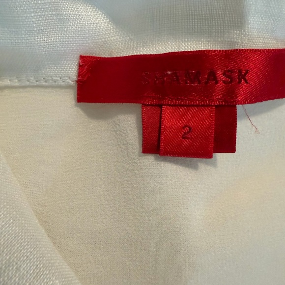 Shamask Ruffled Blouse size 2 - Picture 2 of 2